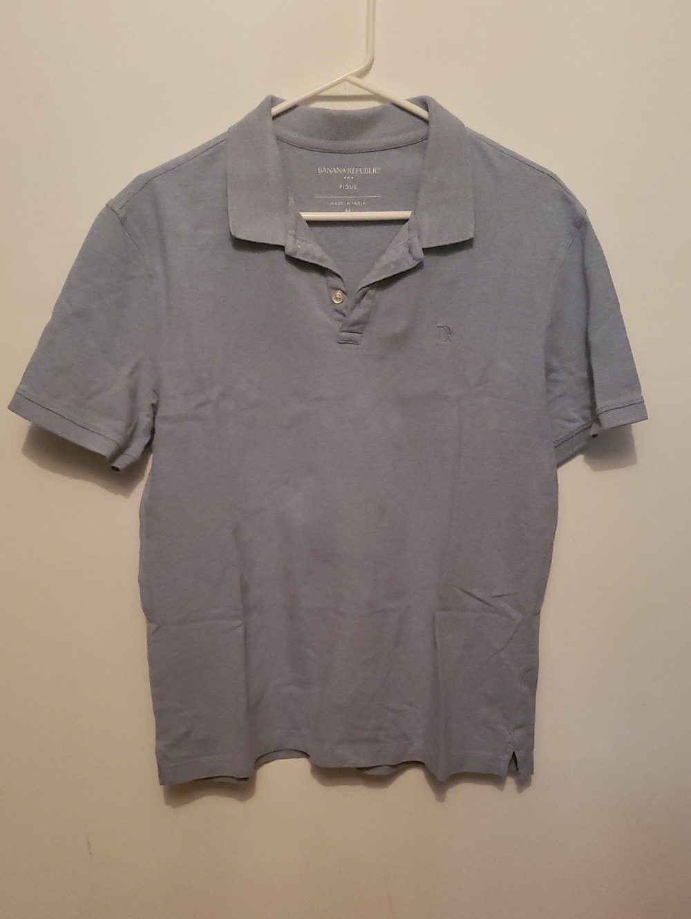 Banana Republic Men’s Pale Blue Polo Shirt